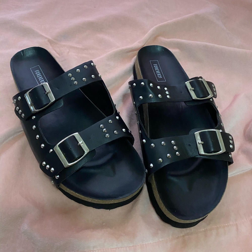 Birkenstock style sandals from forever 21